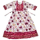 Pink Umbrella Kurti - Soft Cotton Full Flare Ethnic Design for Women